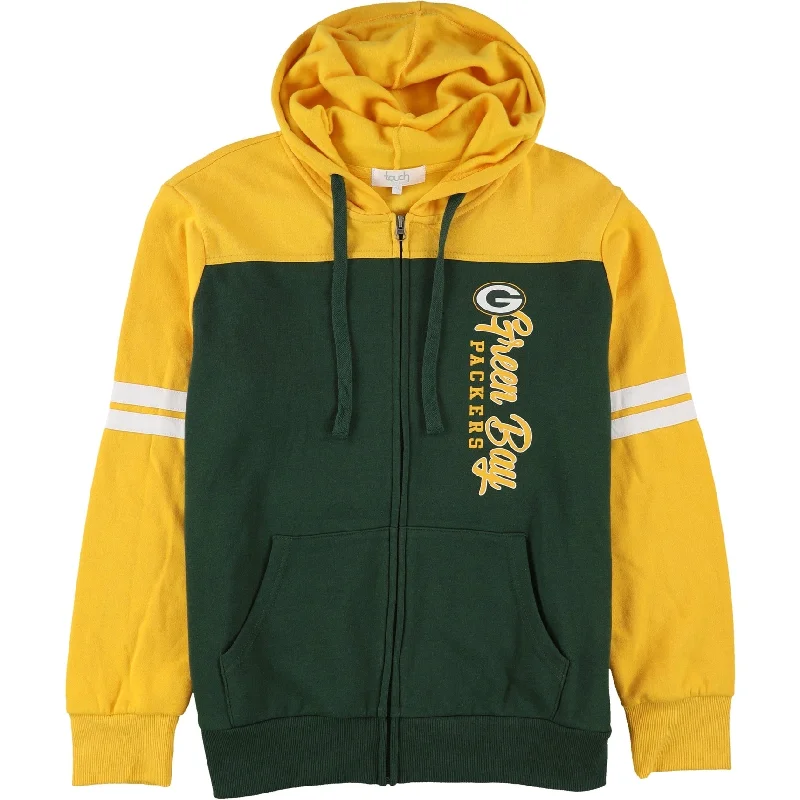 Touch Womens Green Bay Packers Hoodie Sweatshirt Cozy Women's Sherpa - lined