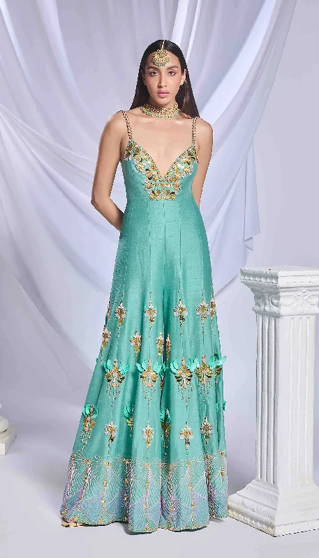 Fairy Teal Jumpsuit Cool Women's Skate