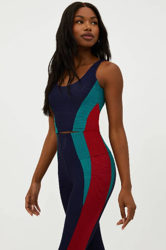 Grayson Top Ultramarine Colorblock garde