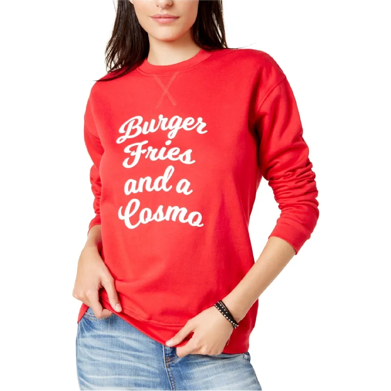Kid Dangerous Womens Burger Fries Sweatshirt Relaxed Women's Beachy