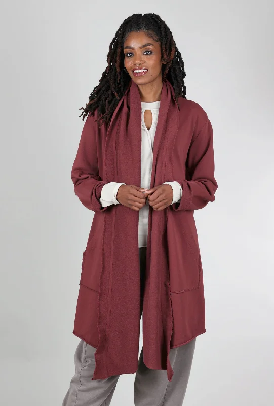 Shawl Collar Cardie, Rust Feminine Women's Soft 