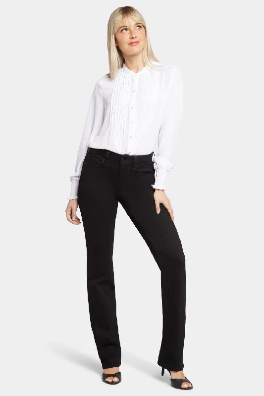 Marilyn Straight Jeans - Black Monochromatic All - in - one
