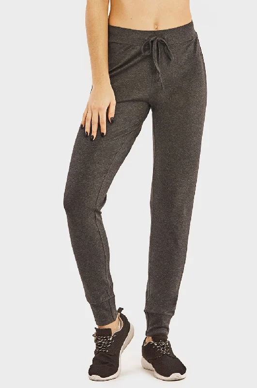 LADIES LIGHTWEIGHT COTTON JOGGER PANTS WITH POCKETS (SWP401_CHC-GR) Dapper Women's Bow - adorned Dapper Women's Bow - adorned LADIES LIGHTWEIGHT COTTON JOGGER PANTS WITH POCKETS (SWP401_CHC-GR) Dapper Women's Bow - adorned Dapper Women's Bow - adorned