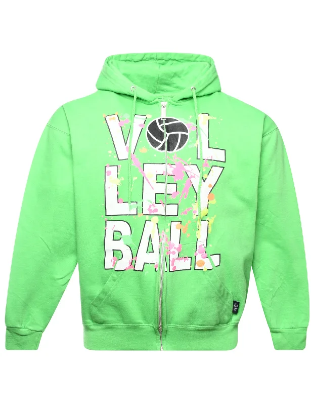 Volleyball Track Top - L Cozy Women's Sherpa - lined