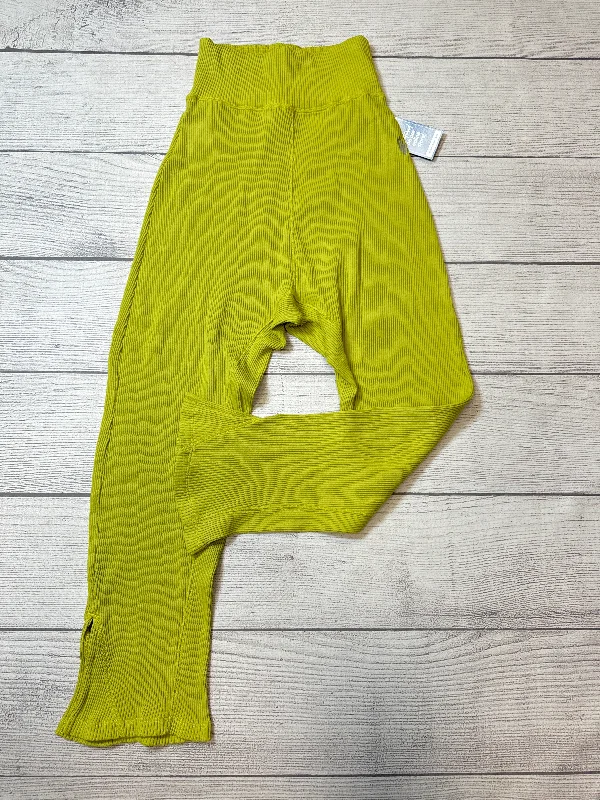 Athletic Leggings By Free People In Green, Size: Xs Youthful Women's Pop