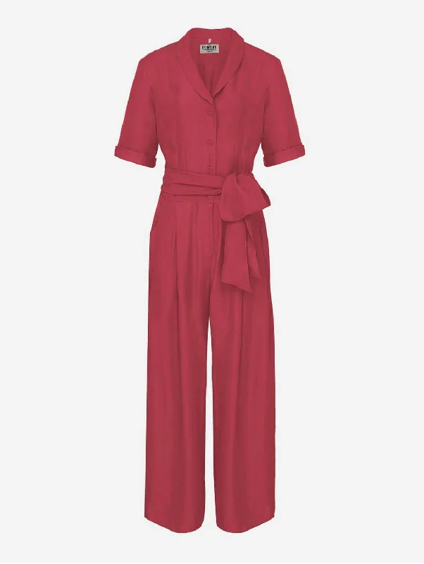 Planet Women's Rayon Jumpsuit | Pink Sporty Women's Athleisure 