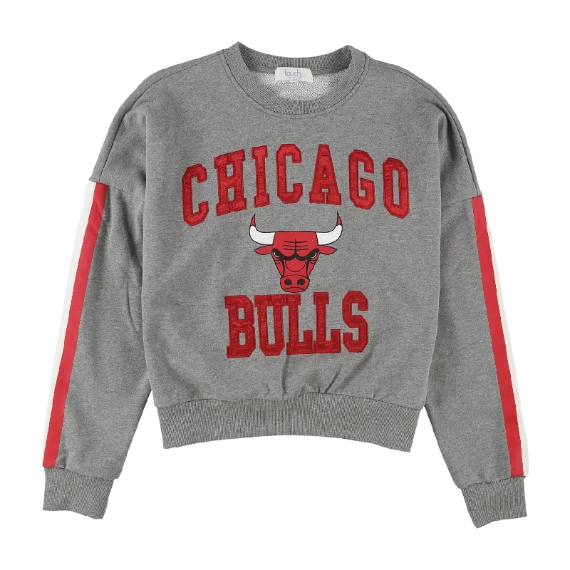 Touch Womens Chicago Bulls Sweatshirt, Grey, Medium Sophisticated Women's Tailored Sophisticated Women's Tailored Touch Womens Chicago Bulls Sweatshirt, Grey, Medium Sophisticated Women's Tailored Sophisticated Women's Tailored