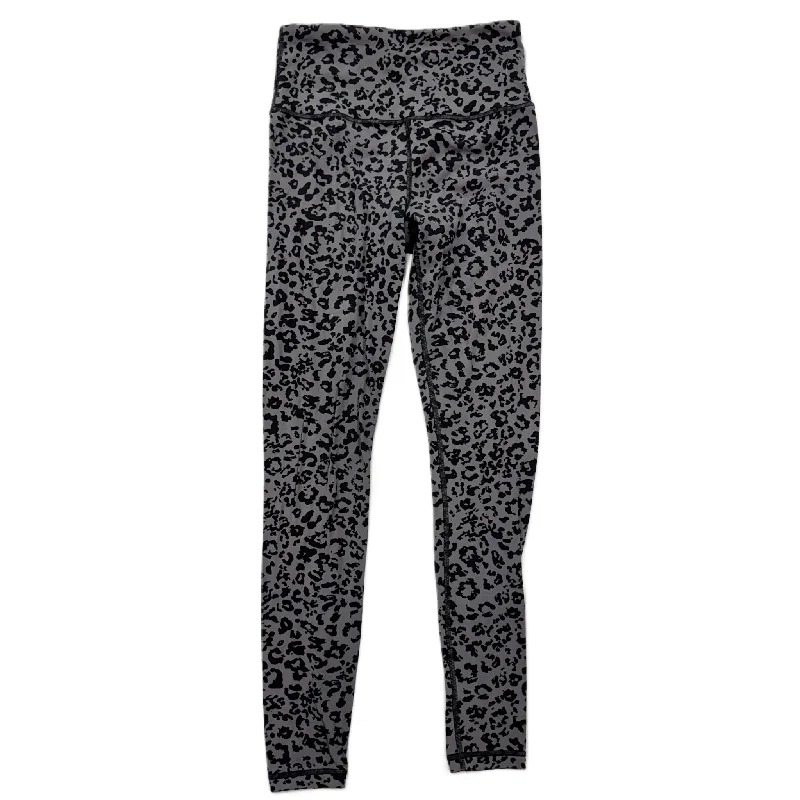 Athletic Leggings By Athleta In Leopard Print, Size: Xs British Gentlewoman Style
