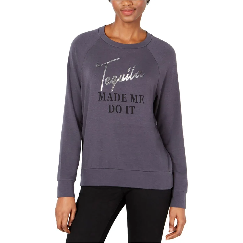 Carbon Copy Womens Tequila Sweatshirt, Grey, X-Small Business