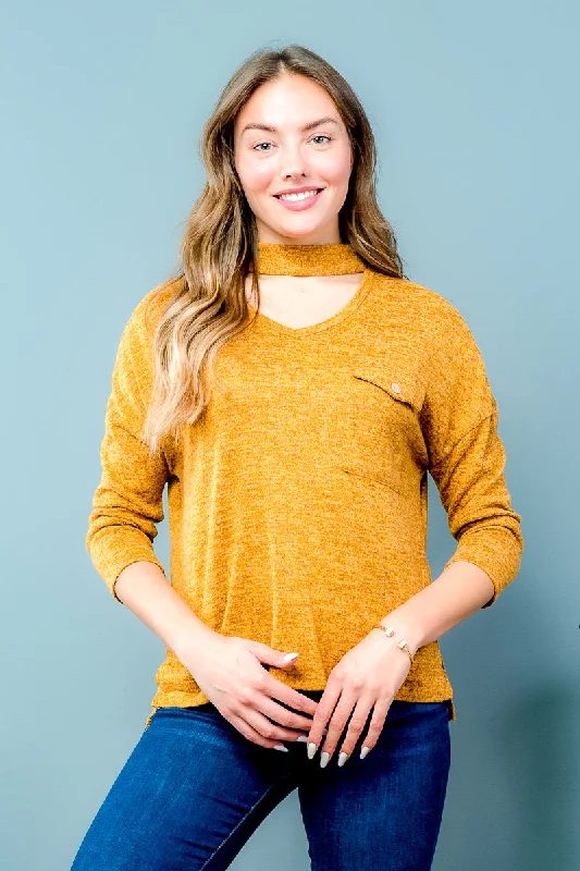 Long Sleeve Fleece Top (MT3762) Stylish Women's Tropical 