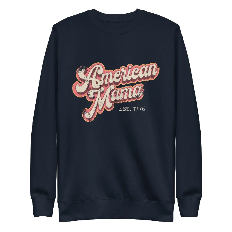 American Mama Crewneck Sweatshirt - Women's Cashmere