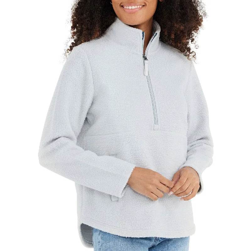 Women's Bamboo Sherpa Fleece Half Zip Sophisticated Women's Tailored