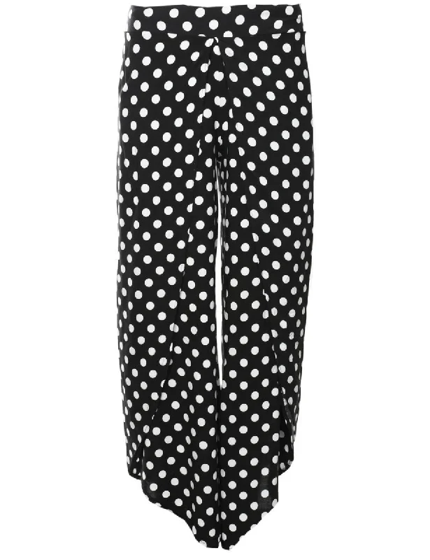 Polka Dots Harem Pants - W28 L27 Women