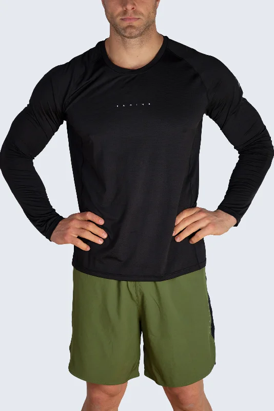 Mens Classic Long Sleeve Top Sleek Women's Metallic Sleek Women's Metallic