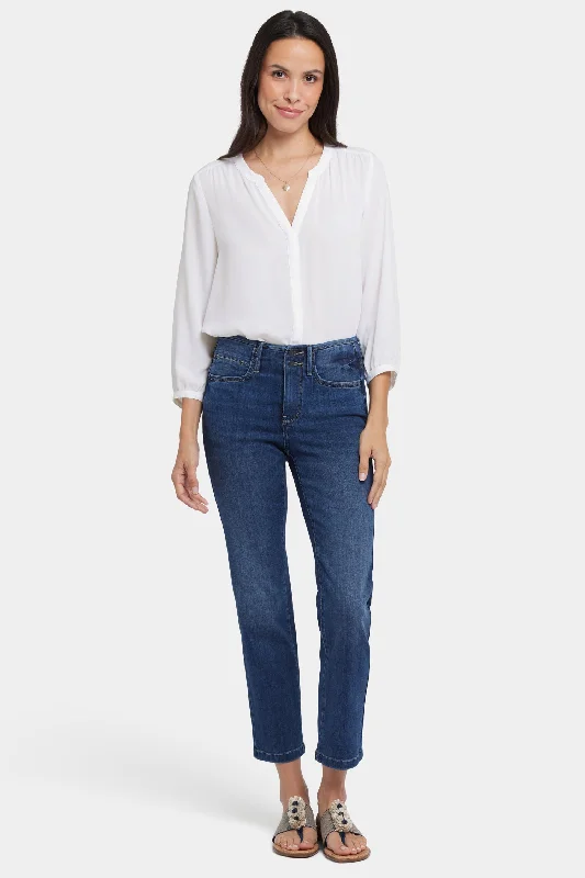 Sheri Slim Ankle Jeans - Rio Rapids Confident Women's High - fashion