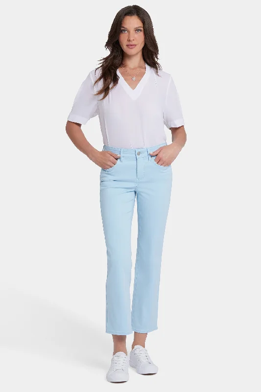 Marilyn Straight Ankle Jeans In Petite - Aquatic Cool Women's Skate