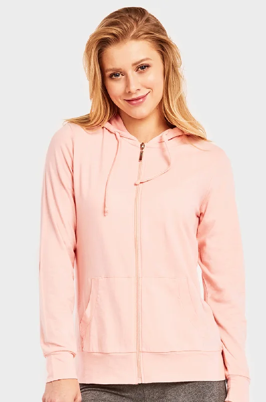 SOFRA LADIES SINGLE JERSEY ZIP-UP HOODIE JACKET (HDC7000_PEACH) Bohemian Women's Free Bohemian Women's Free SOFRA LADIES SINGLE JERSEY ZIP-UP HOODIE JACKET (HDC7000_PEACH) Bohemian Women's Free Bohemian Women's Free