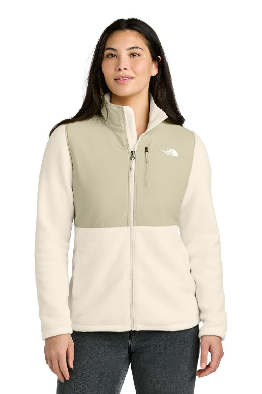 The North Face Womens Highest Peak Fleece Full Zip Jacket - Gardenia/Gravel Grey - New Refined Women's Hand - crafted The North Face Womens Highest Peak Fleece Full Zip Jacket - Gardenia/Gravel Grey - New Refined Women's Hand - crafted