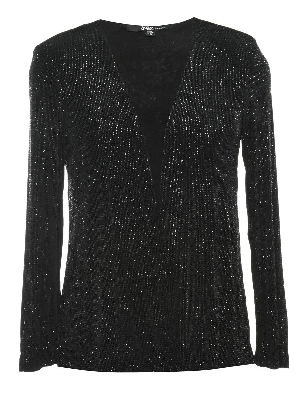 Metallic Look Evening Jacket - S Artistic Women's Avant - 