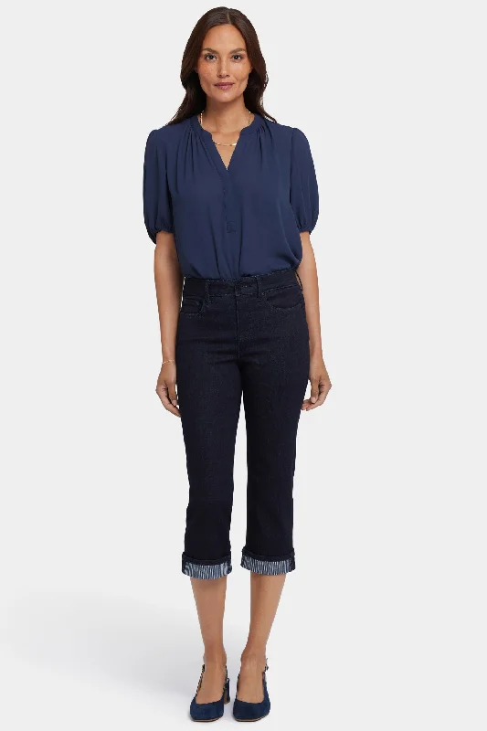 Marilyn Straight Crop Jeans - Rinse Street
