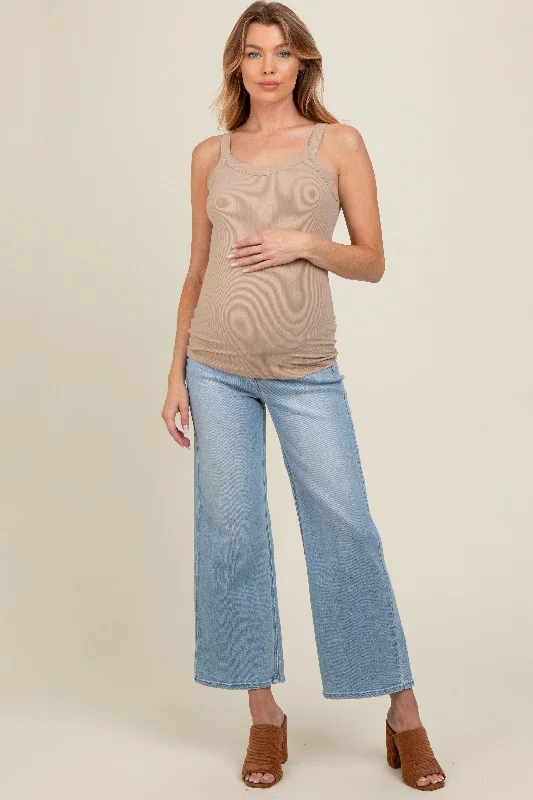 Light Blue Wide Leg Maternity Jeans Australian Beach Australian Beach