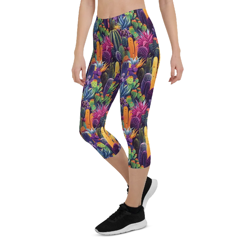 Twilight Cactus Capris Street