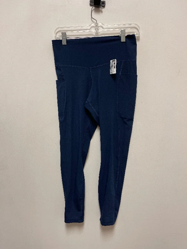 Athletic Leggings By Members Mark In Navy, Size: L Laid - back Women's Vibe