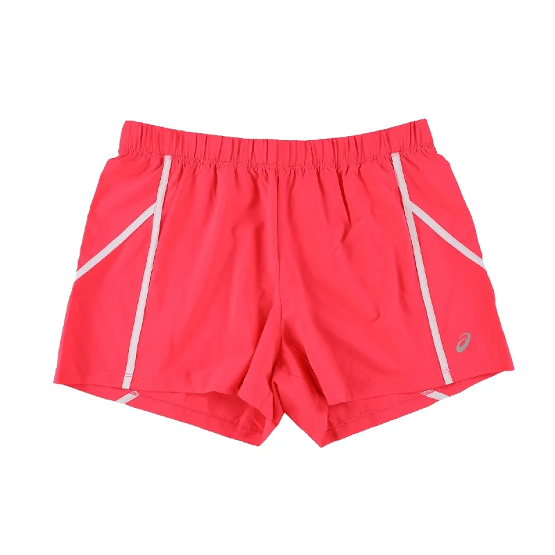 ASICS Womens 3 Inch Woven Athletic Workout Shorts, Pink, Medium Monochromatic Office Style