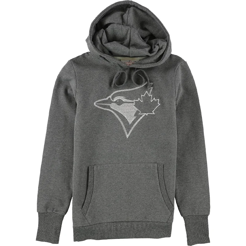 G-III Sports Womens Toronto Blue Jays Hoodie Sweatshirt, Grey, Medium Sleek Women's 