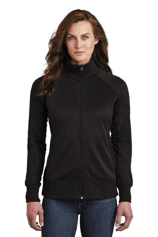 The North Face Womens Tech Full Zip Fleece Jacket - Black - Closeout Luxurious Women's High -  end