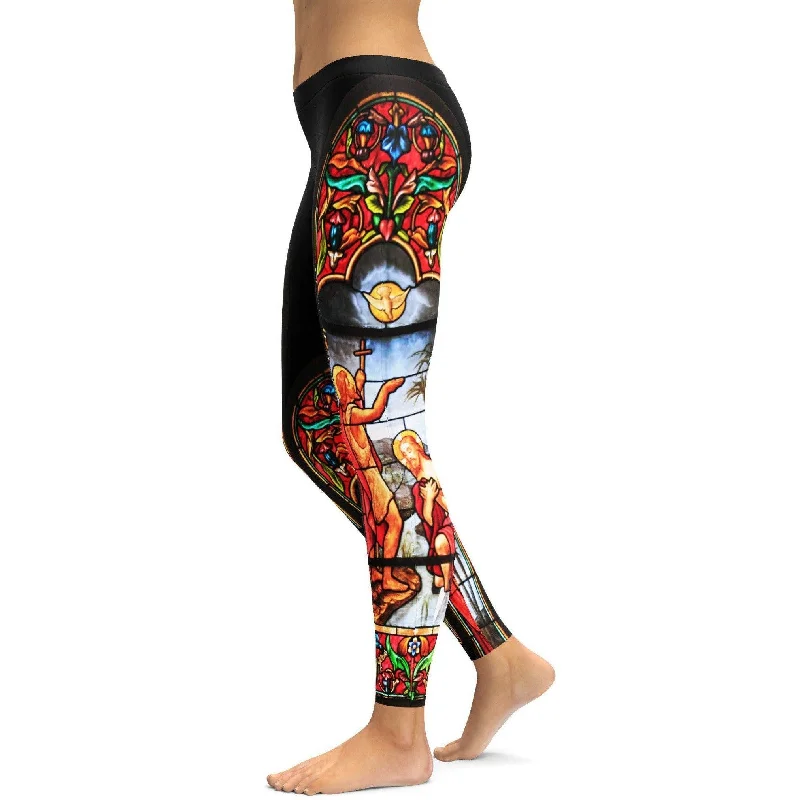 Christian Cathedral Leggings Vacation
