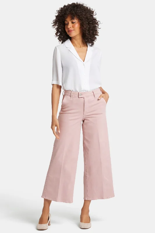 Mona Wide Leg Trouser Ankle Jeans - Bell Meadow Trendy Women's 