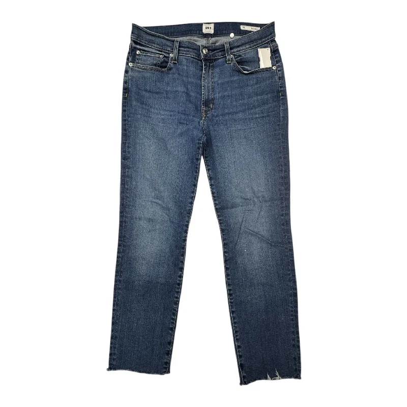 Jeans Straight By Edwin In Blue Denim, Size: 10 Rugged Women's Outdoor 