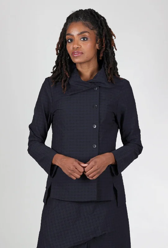 Naja Jacket, Navy Unique Women's Upcycled