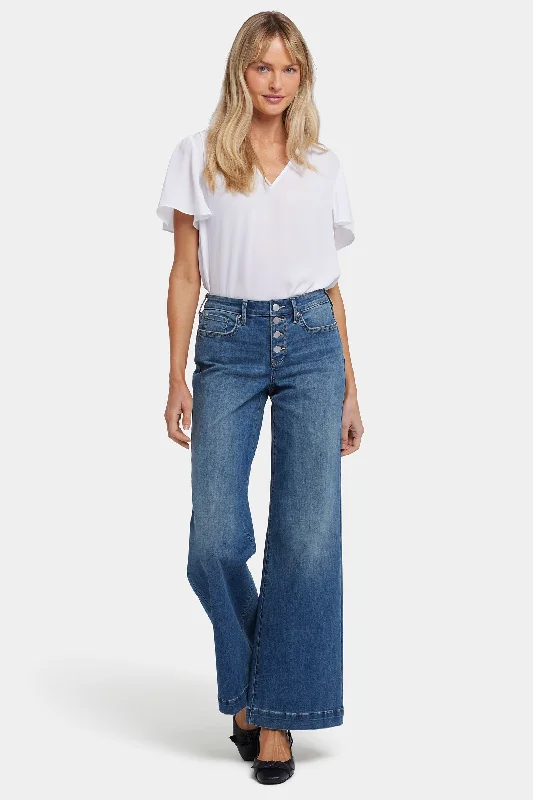 Teresa Wide Leg Jeans - Costa Brava Laid - back Women's Style
