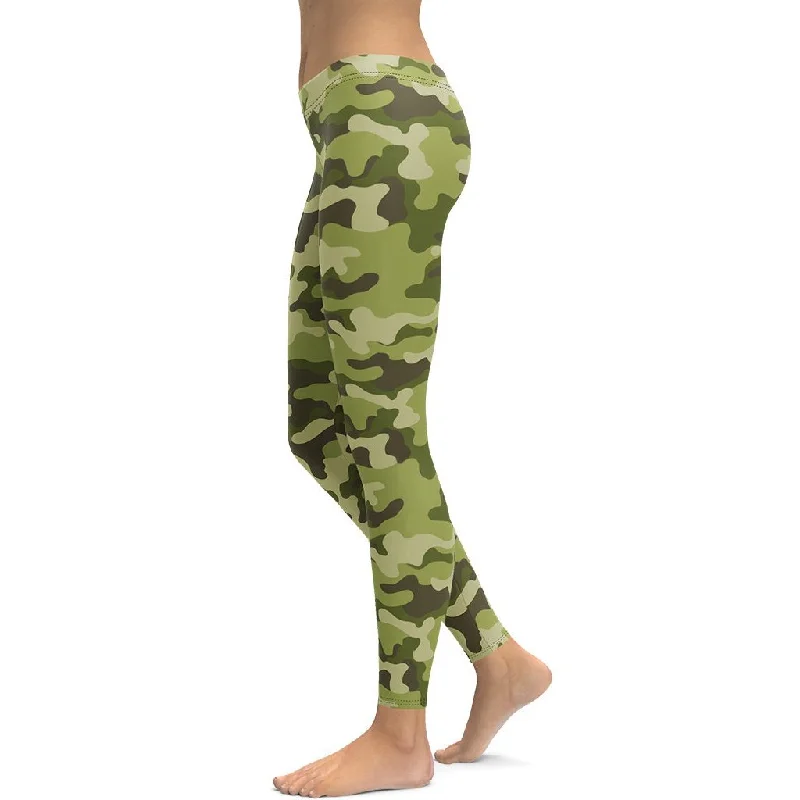 Classic Camo Leggings Australian Beach