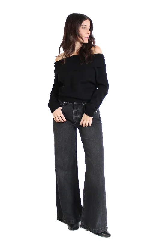 Dark Jadyn Palazzo Jeans Practical Women's Quick - dry