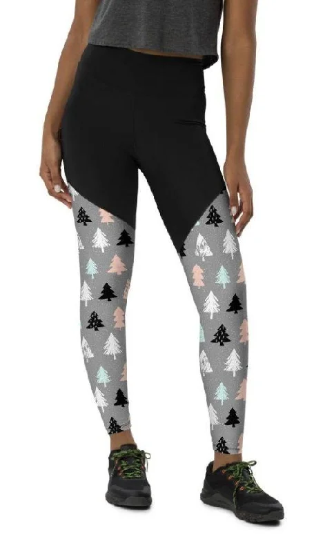 Cute Minimalistic Compression Leggings Modern Women's 