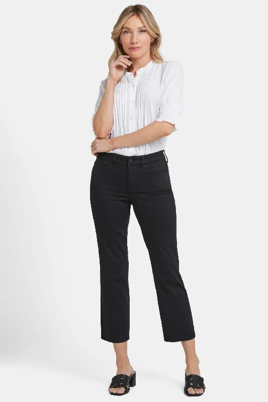 Marilyn Straight Ankle Jeans - Black Cashmere