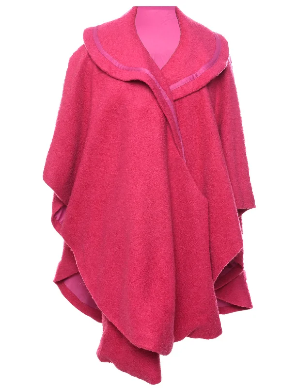 Pink Cape - XL Cashmere Cashmere