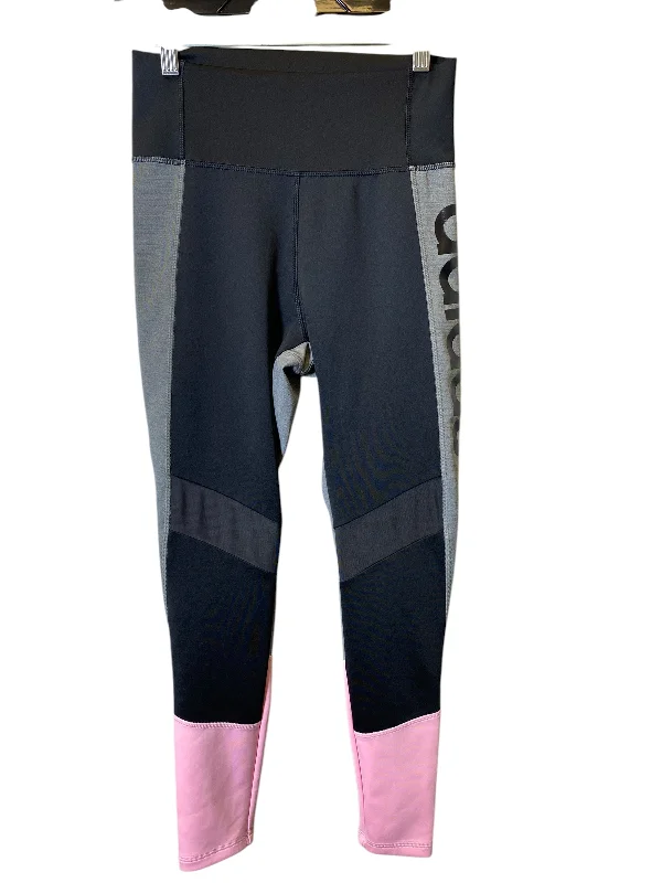 Athletic Leggings By Adidas In Black & Pink, Size: S Elegant Women's Formal 