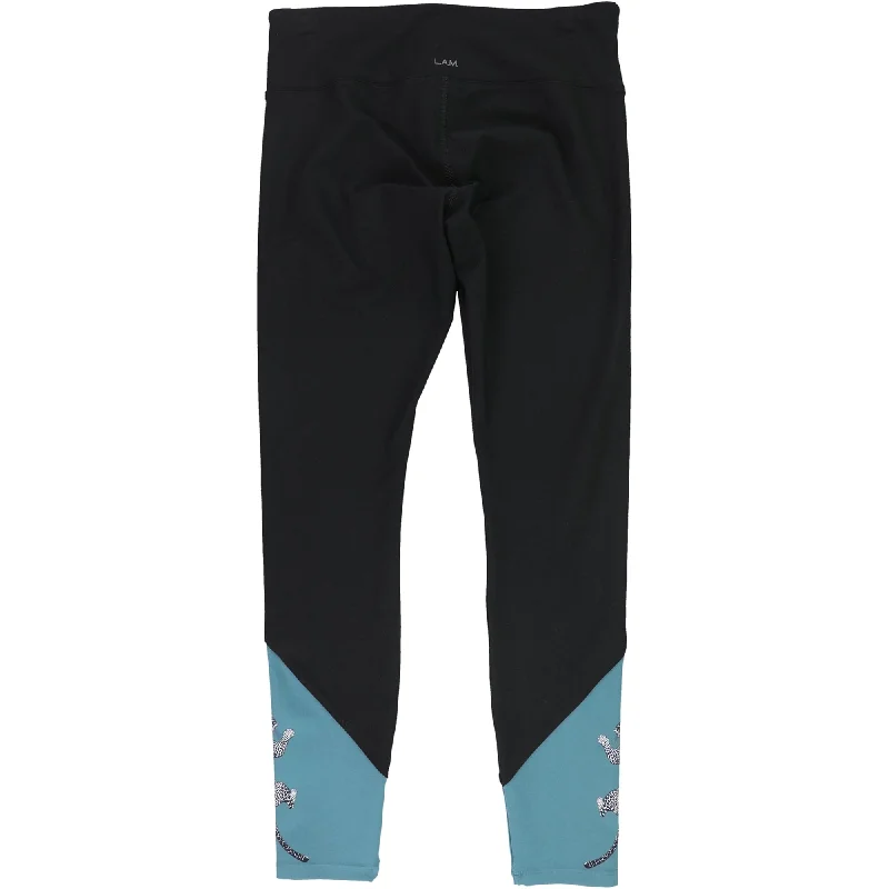 L.A.M. Womens Jordan Core-Control Compression Athletic Pants, Black, Large Scandinavian