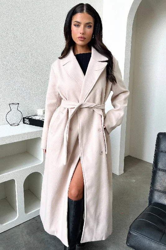 Odelia Coat - Nude Hip Women's Retro