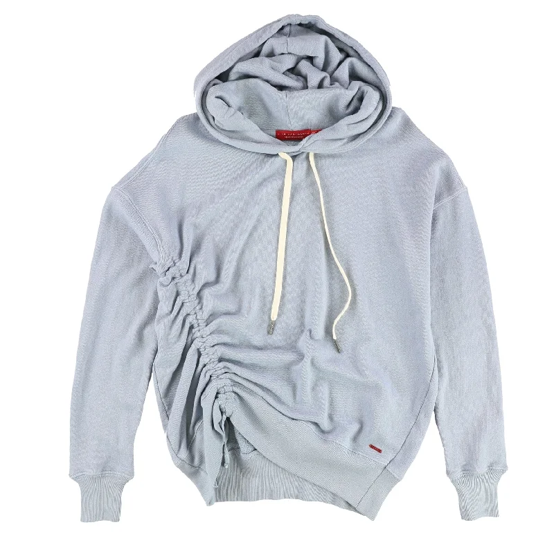 n:philanthropy Womens Side Cinch Hoodie Sweatshirt, Blue, Small Preppy Women's College