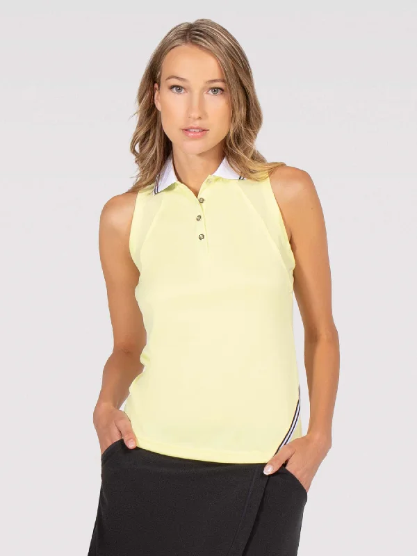 Lilian Polo Tank - Zest Combo Relaxed Women's Beachy Relaxed Women's Beachy