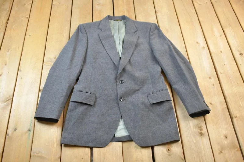 Vintage 1980s Blazer Jacket Gym