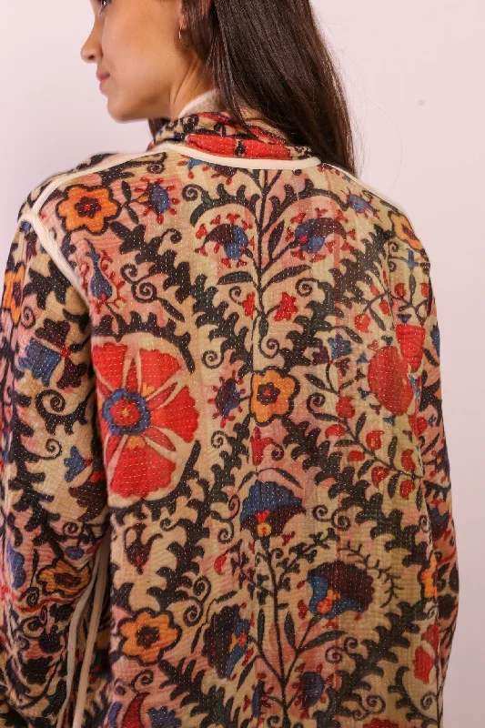 KANTHA JACKET COAT KIBI Dapper Women's 1920S
