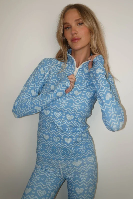 Kamara Top Alps Fairisle Waffle Contemporary 