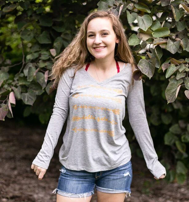 Follow your arrow Long Sleeve Tee Casual Women's Japanese 