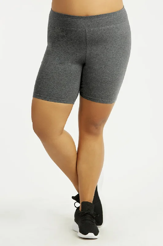 SOFRA COTTON 15 INCH LEGGING SHORTS PLUS SIZE (WP4015X_CHC-GR) Vintage Women's 1970S Vintage Women's 1970S SOFRA COTTON 15 INCH LEGGING SHORTS PLUS SIZE (WP4015X_CHC-GR) Vintage Women's 1970S Vintage Women's 1970S